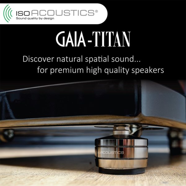 Gaia Titan Speaker Isolation Footer Set by IsoAcoustics