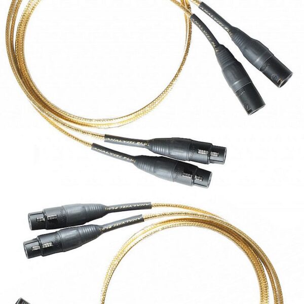 Gold Oval Micro Interconnect Cables by Analysis Plus